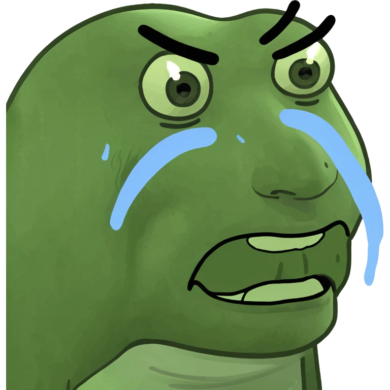 Crying face emoji