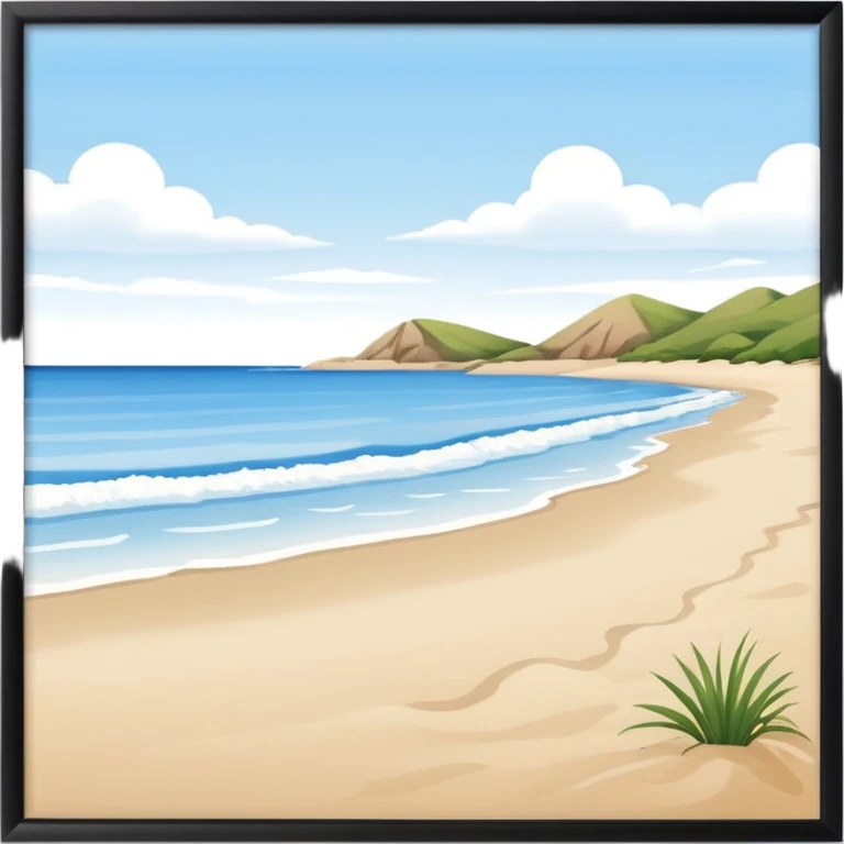 Seashore emoji