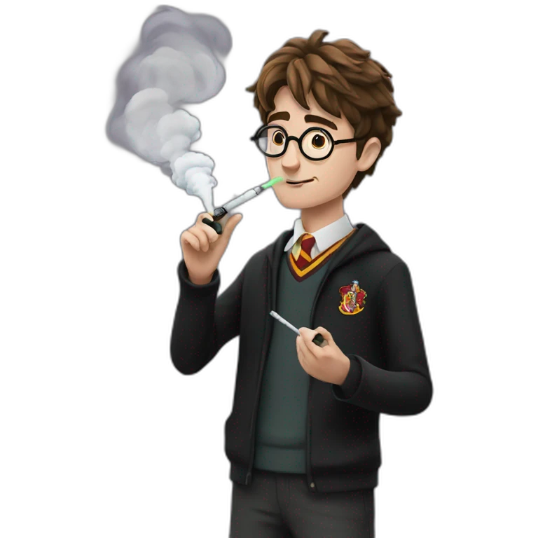 Harry potter vaping emoji
