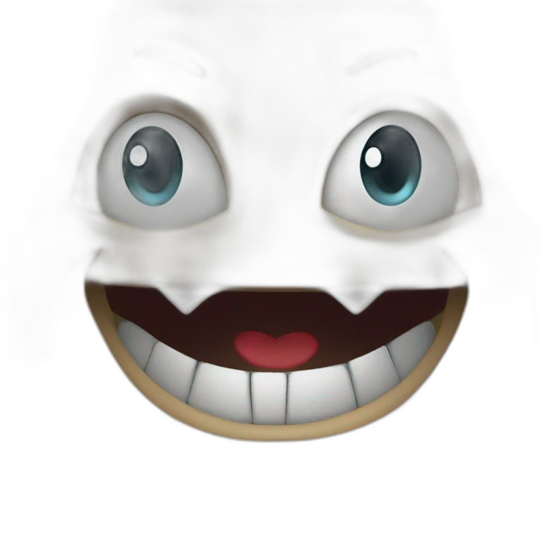 Scary smile  emoji