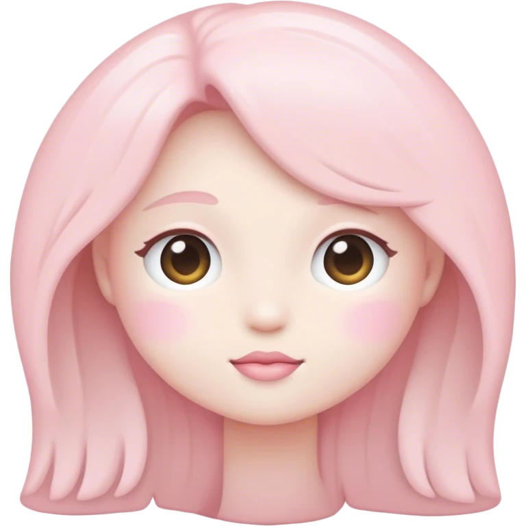Asthetic light pink  emoji