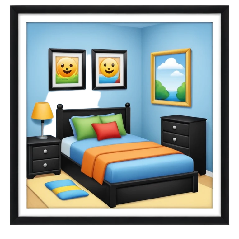 Clean kid room emoji