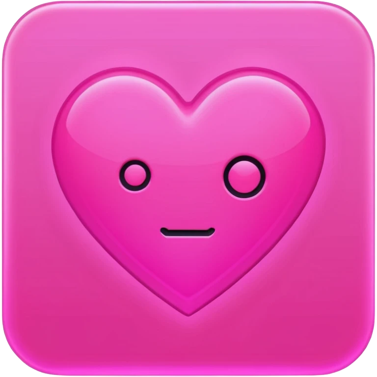 love heart neon cyberpunk emoji