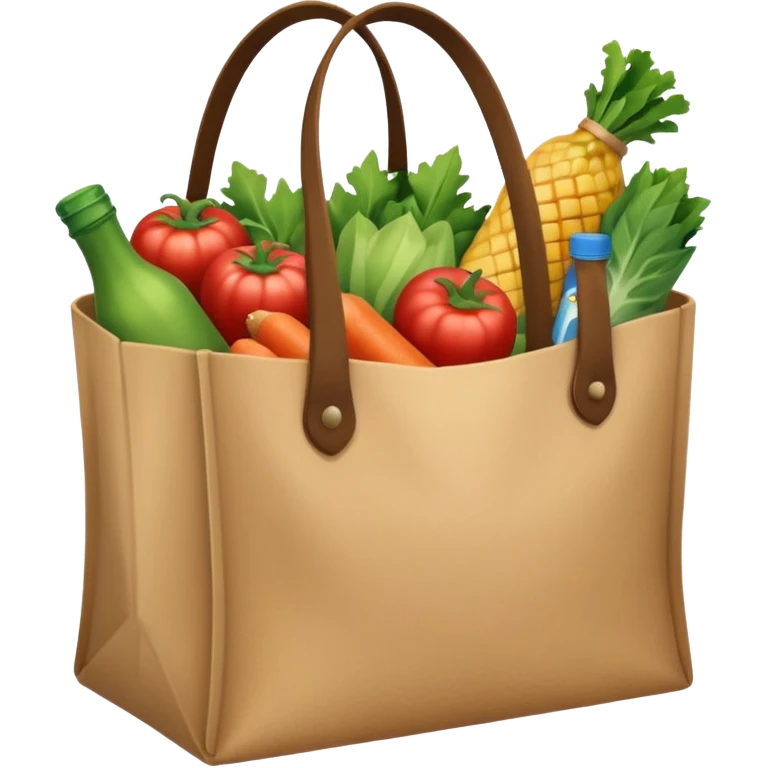 groceries in a bag emoji
