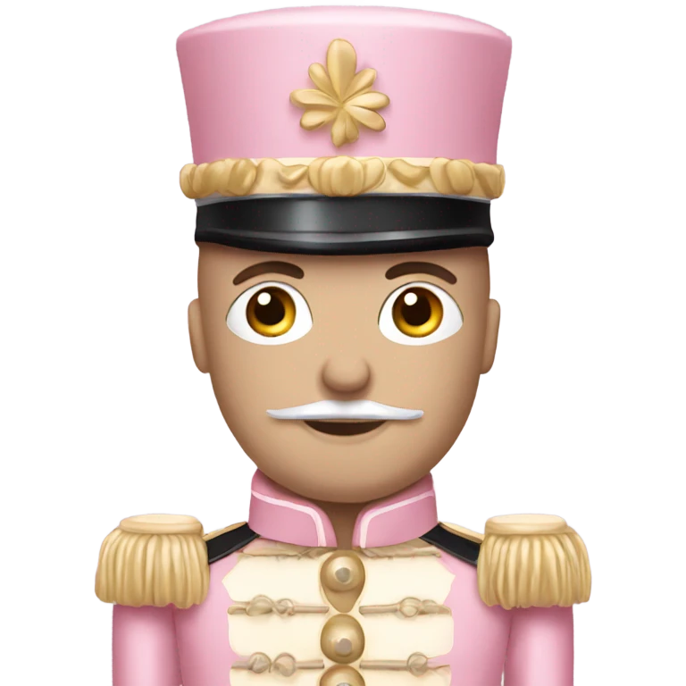 Soft pink nutcracker emoji
