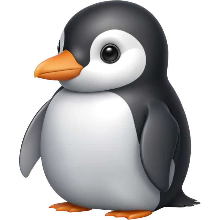 🤍🐧 emoji