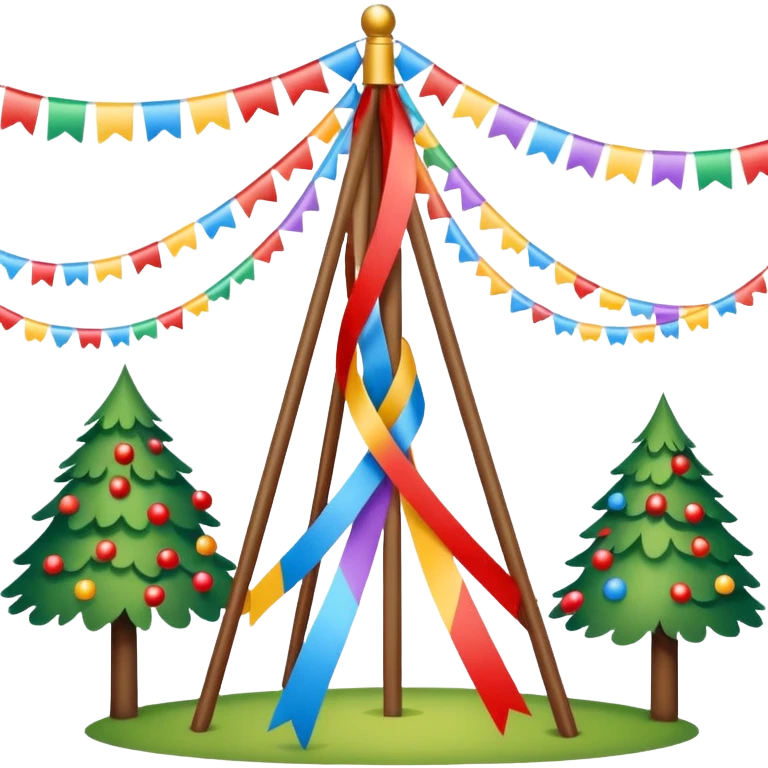 Maypole emoji