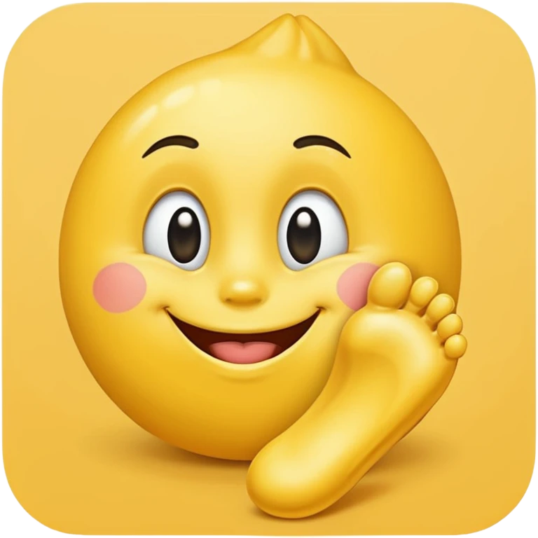 Ayak koklayan emoji emoji