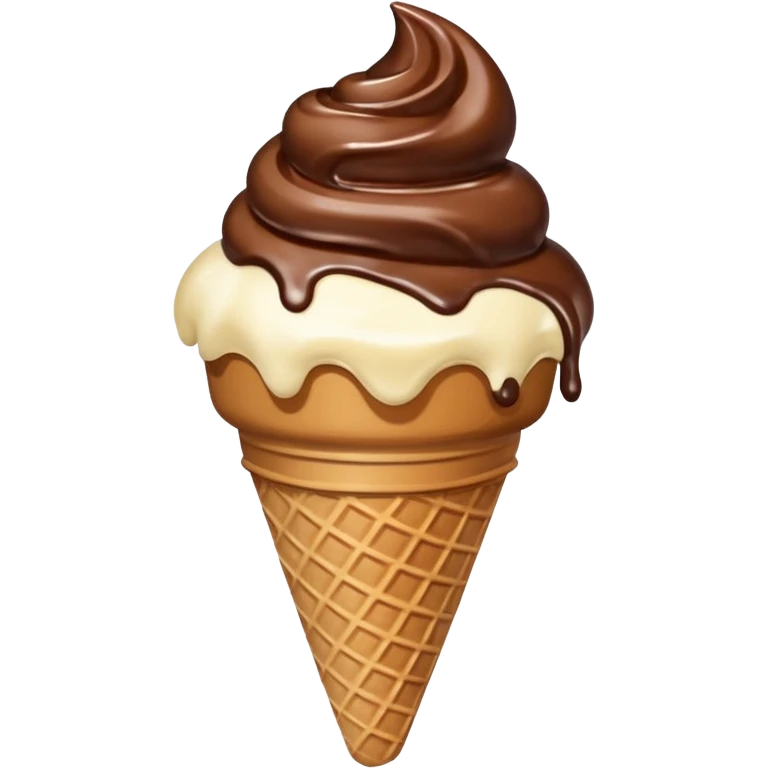 sorvete chocolate emoji