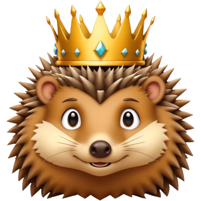 king hedgehog emoji