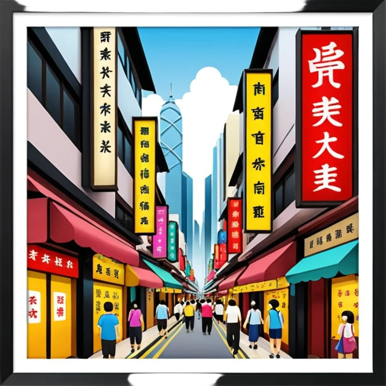 香港庙街 emoji