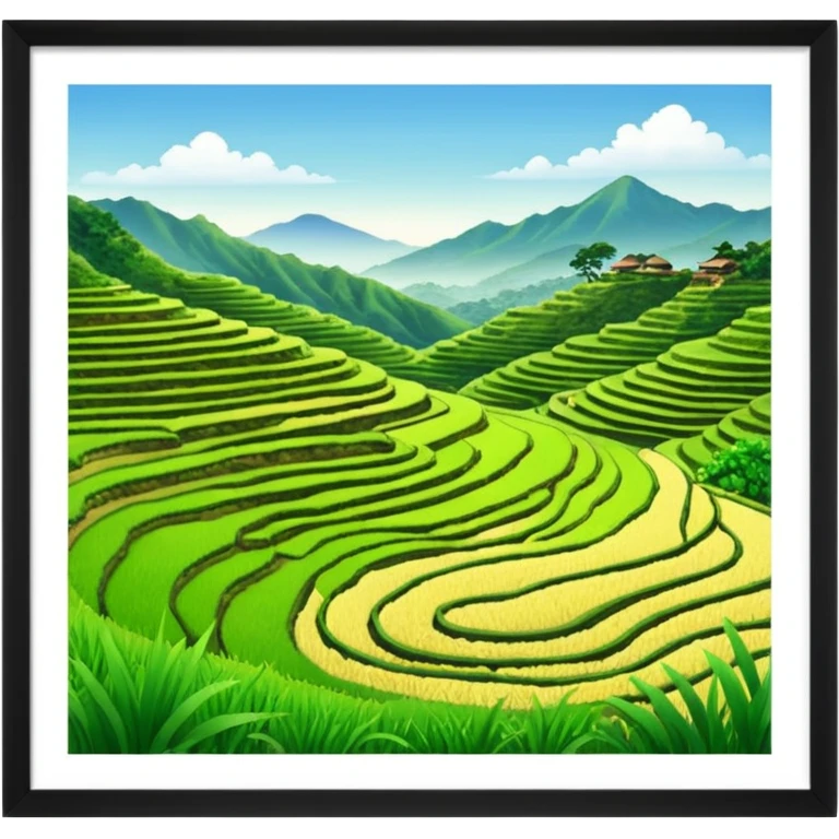 rice terrases emoji