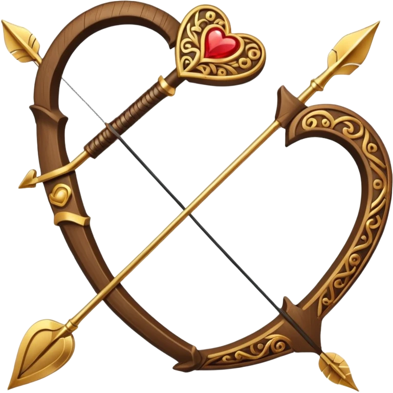 love bow and arrow emoji