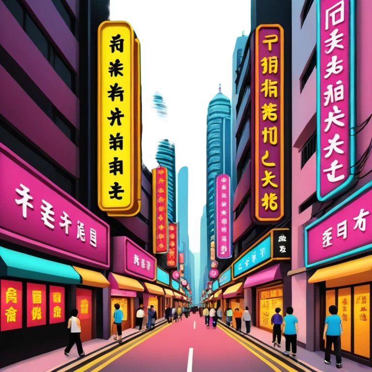 香港庙街 emoji
