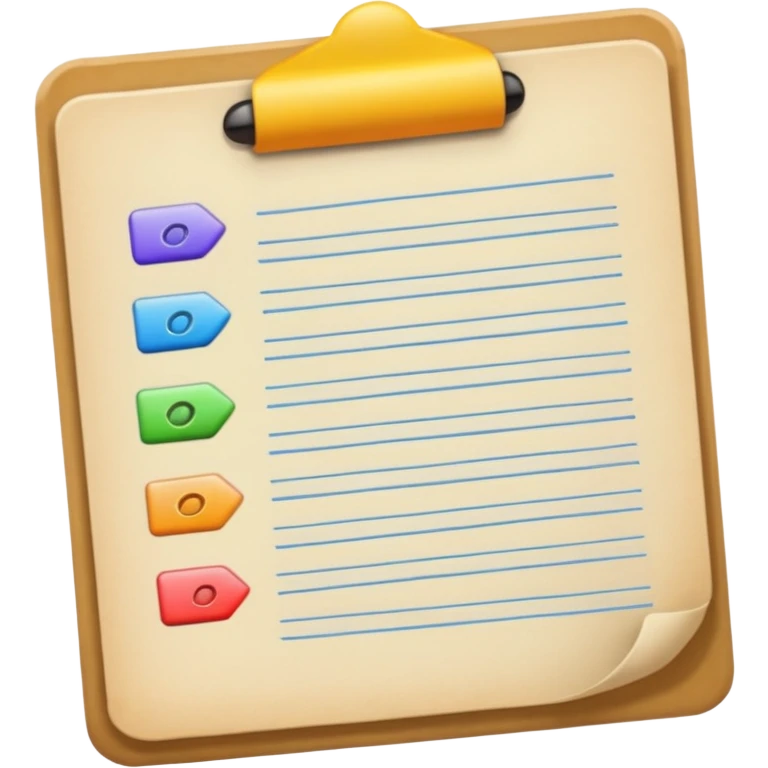 generic lists emoji