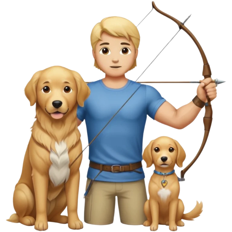 un archer avec un pets  emoji