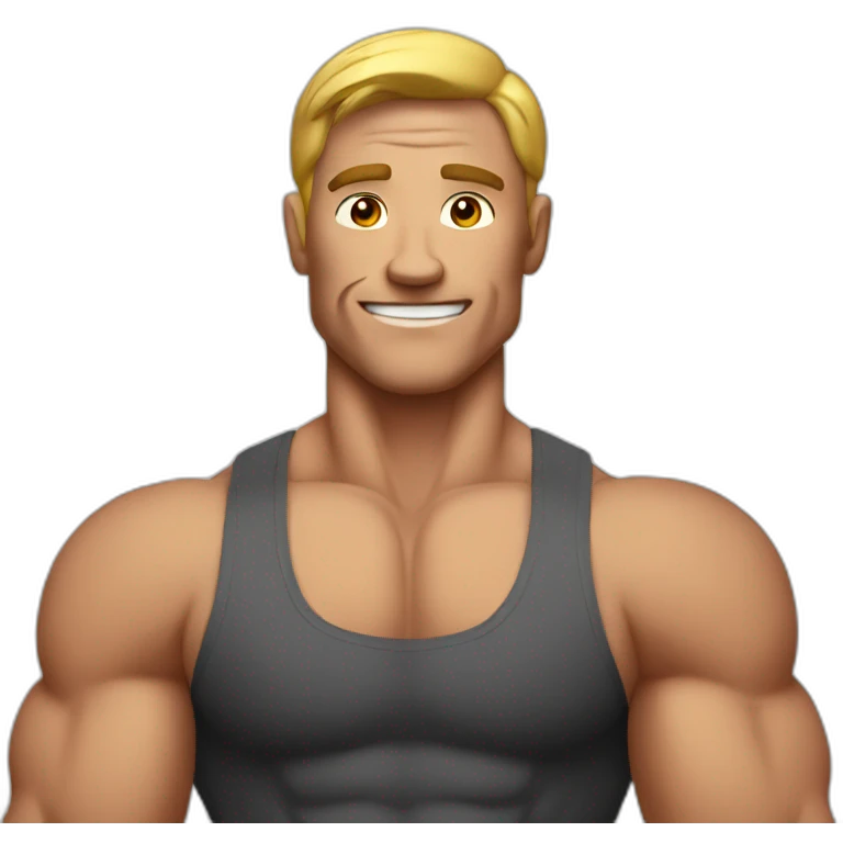 muscle man emoji