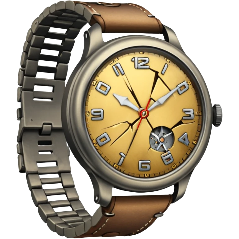 Broken wrist watch  emoji