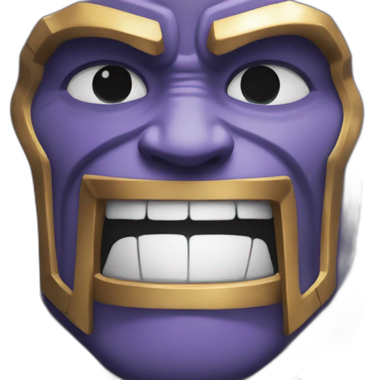 Thanos smiling  emoji
