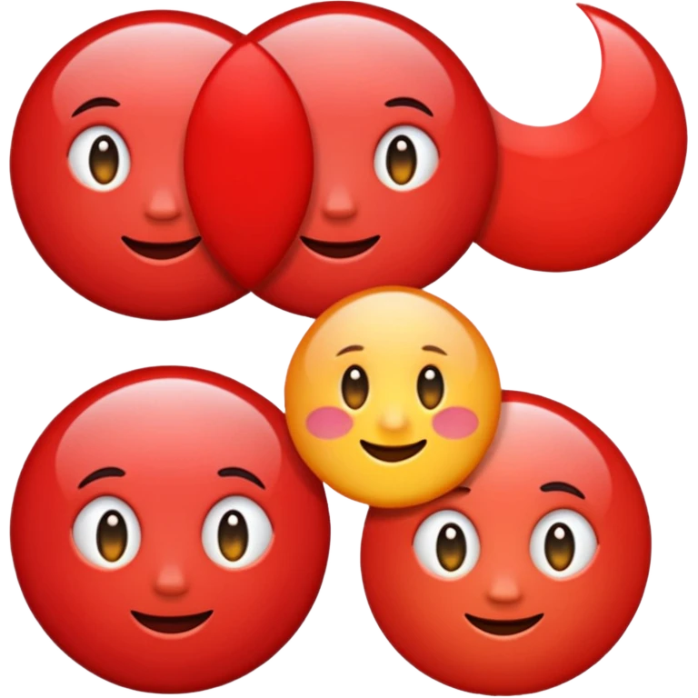 Red Circle that we see when we record  emoji