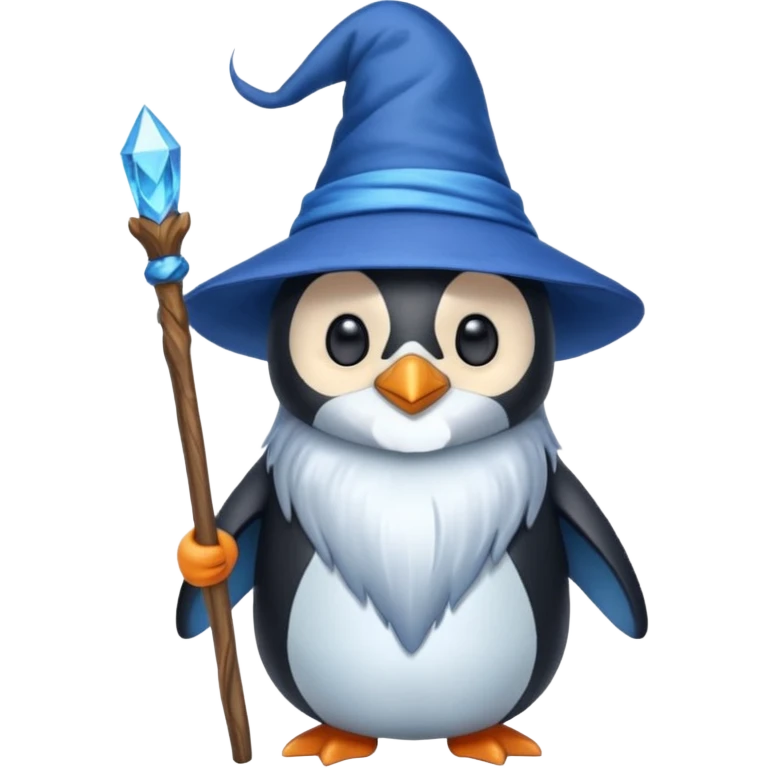 Penguin Wizard emoji