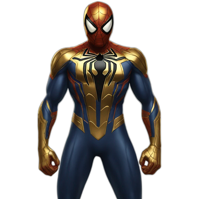 gold spiderman 2099 emoji