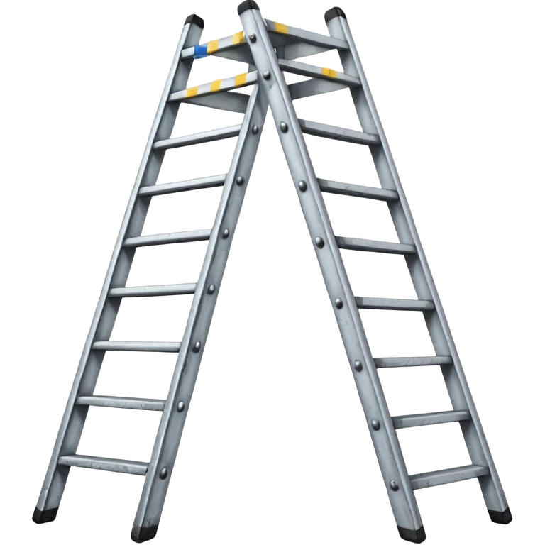 Broken ladder with tape fix emoji