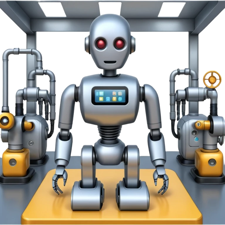 smartfactory with robot emoji