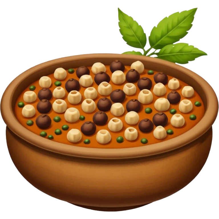 Black chana curry emoji
