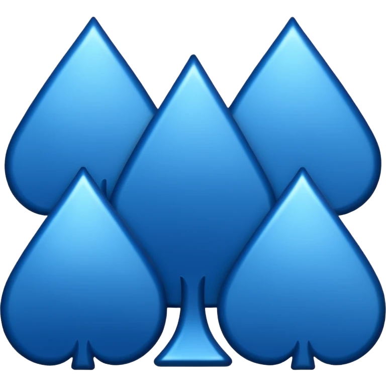 Blue Spades emoji