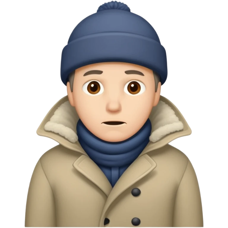 freezing man emoji
