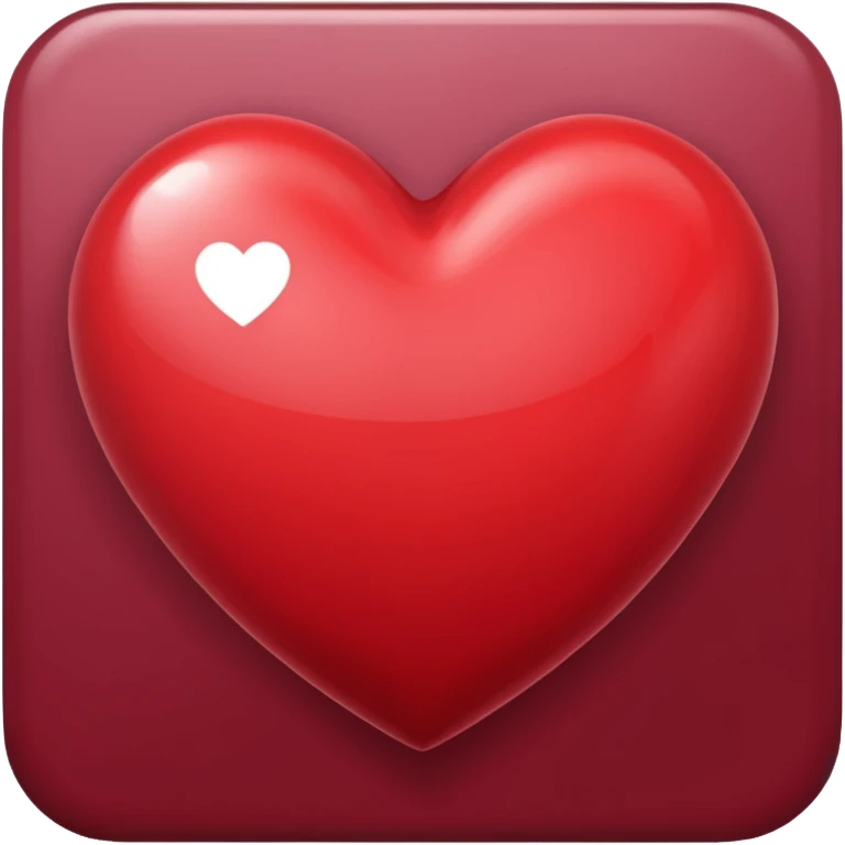 bordeux heart emoji