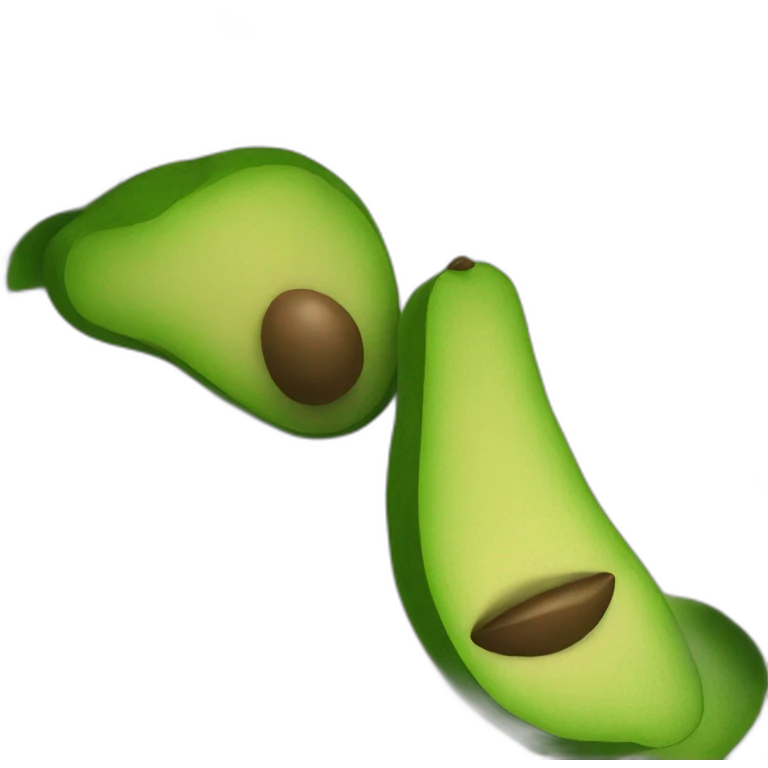 avocado moai statue emoji