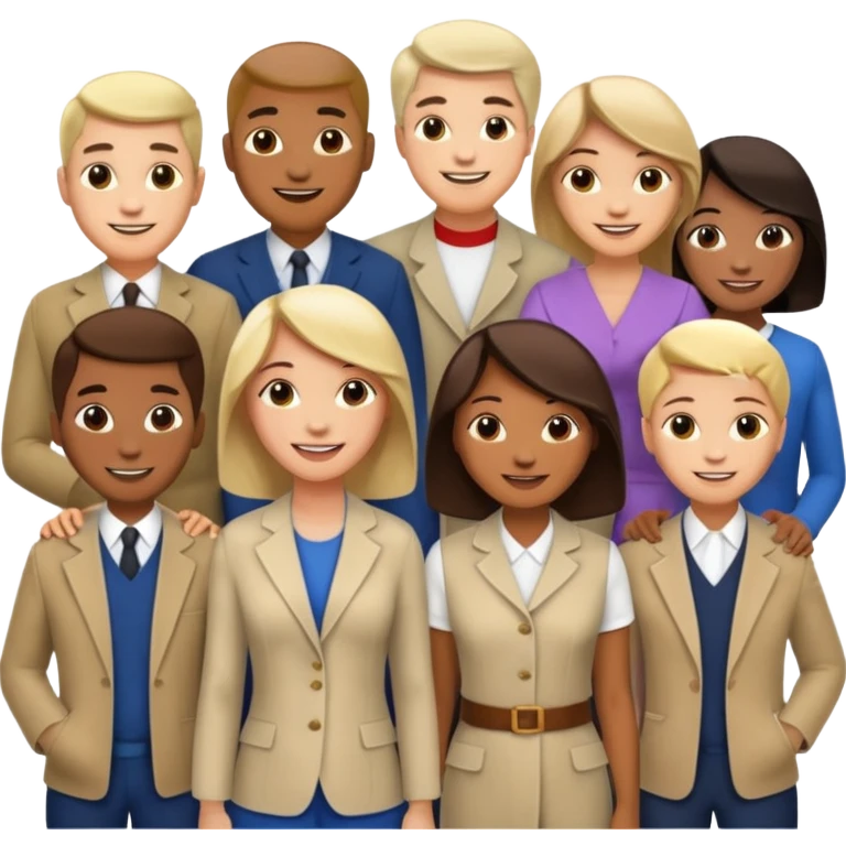 multitud emoji