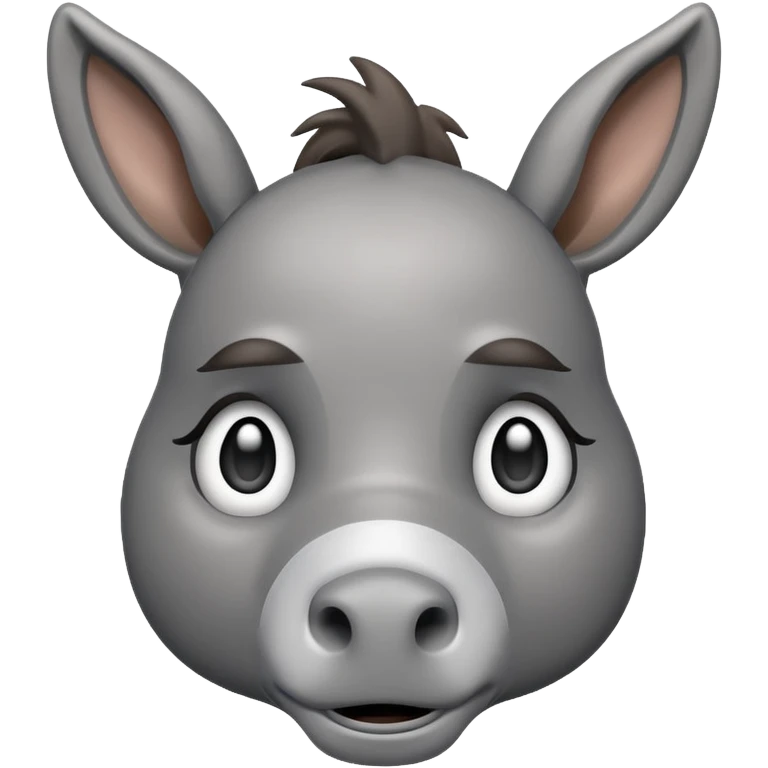 Emoji d'un âne qui pleure emoji