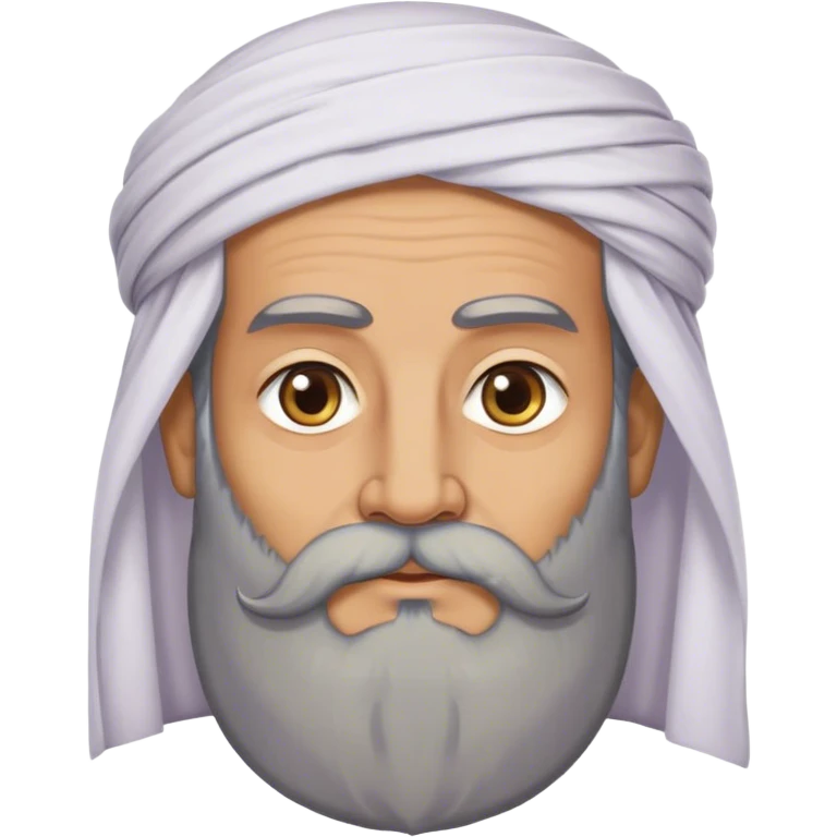 sultan with beard looking really wise emoji
