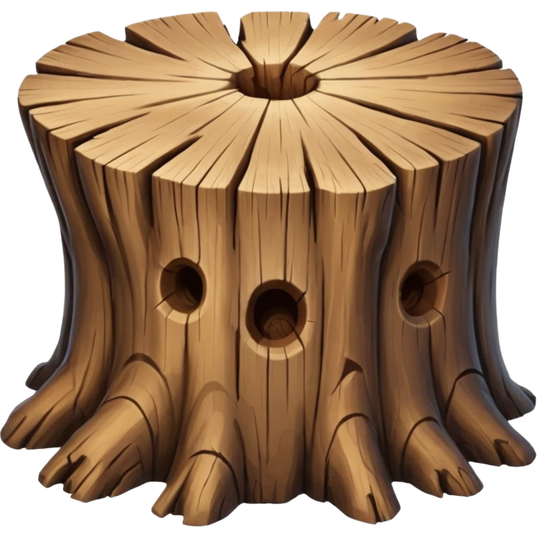 tree stump emoji