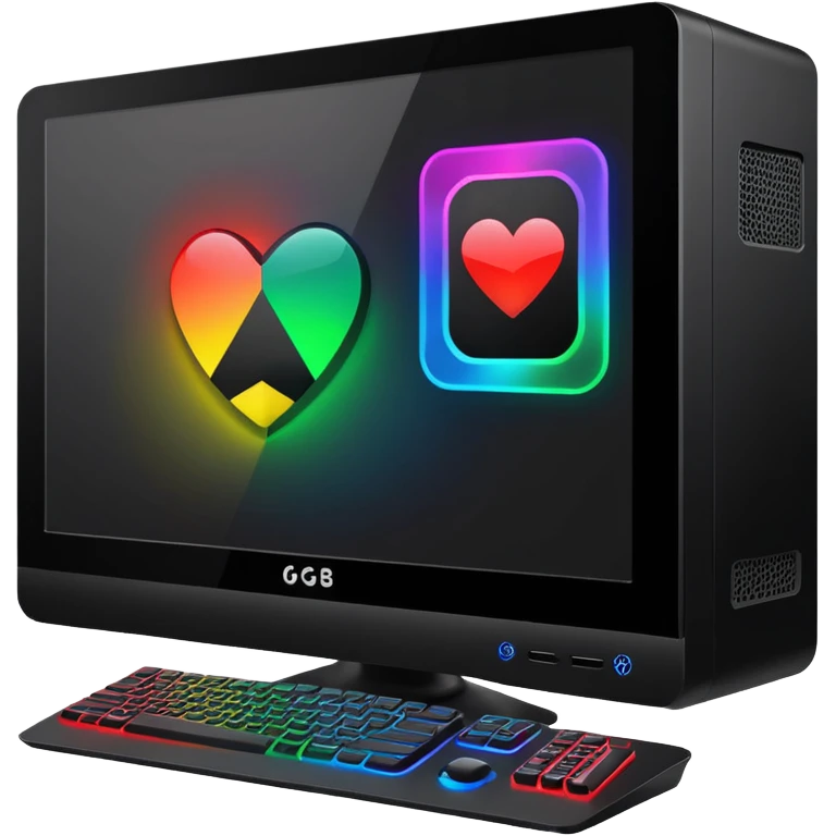 chiếc PC gaming  emoji