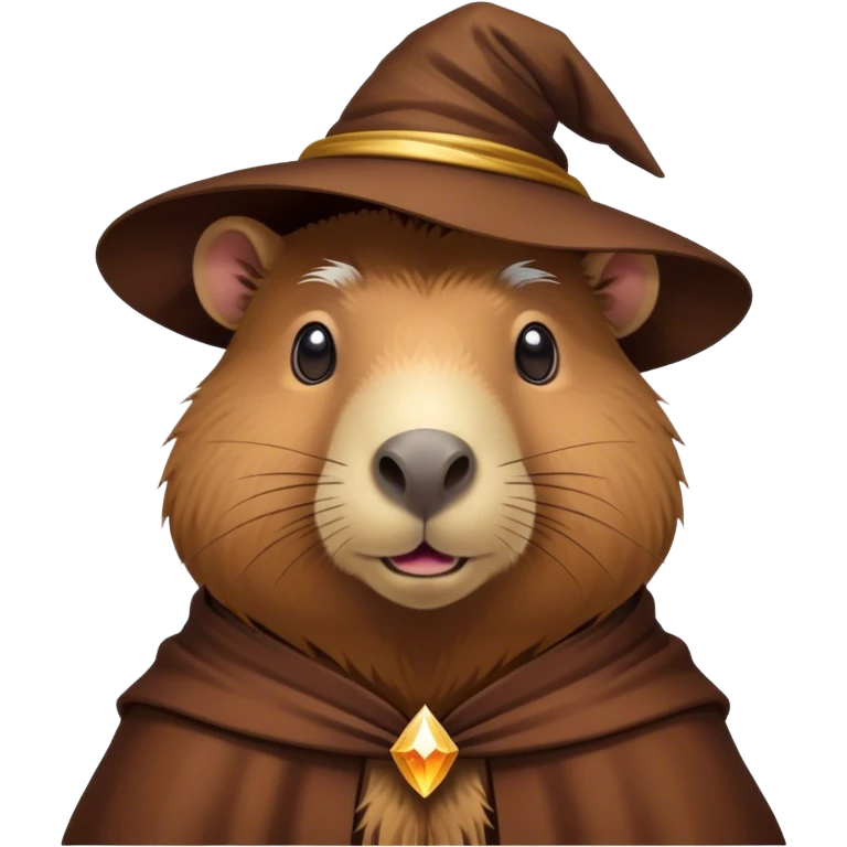 Cabybara wizard emoji