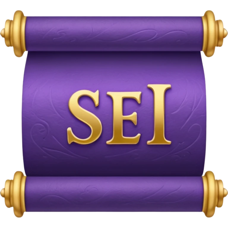 purple Scroll with quote emoji