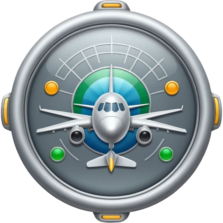generate realistic radar
for airplane emoji