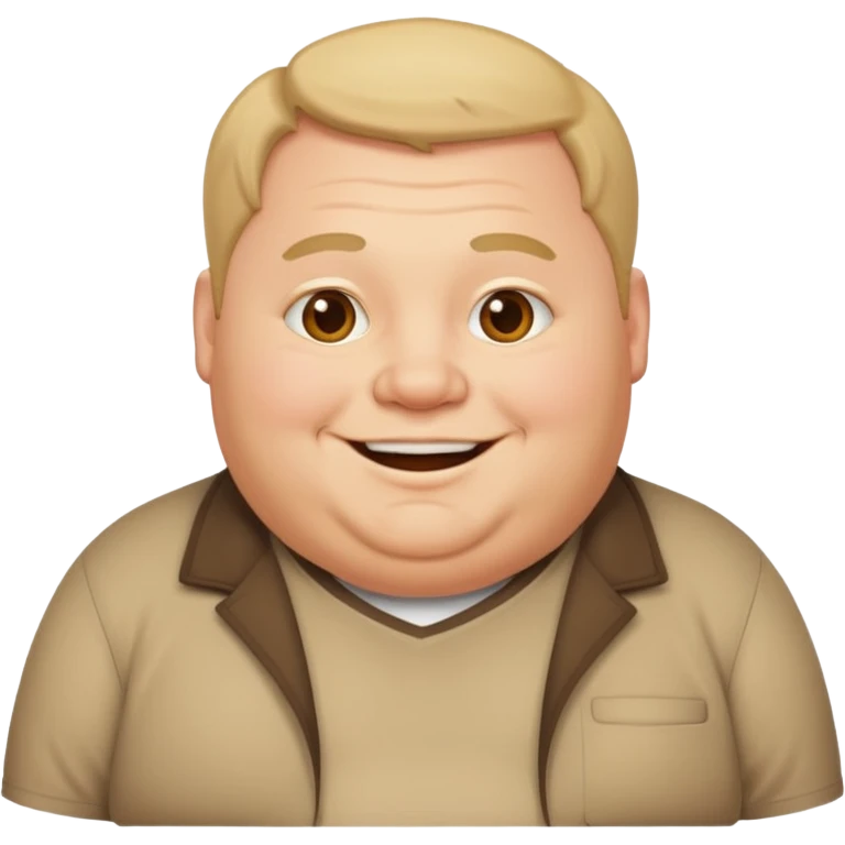 Fat man emoji