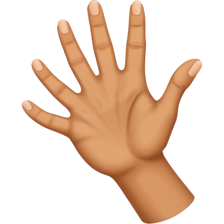 A hand emoji