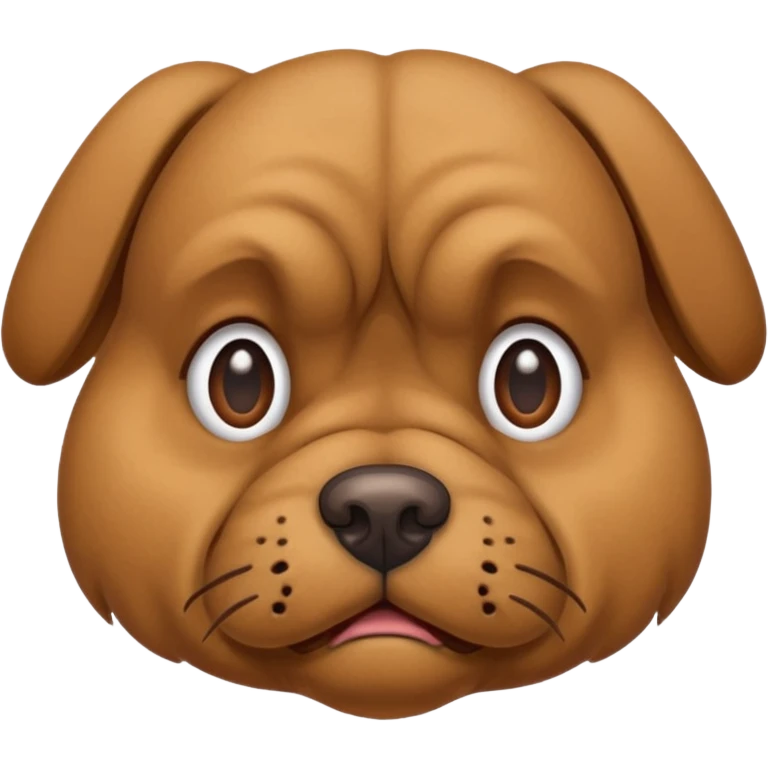 Dog disgusted  emoji