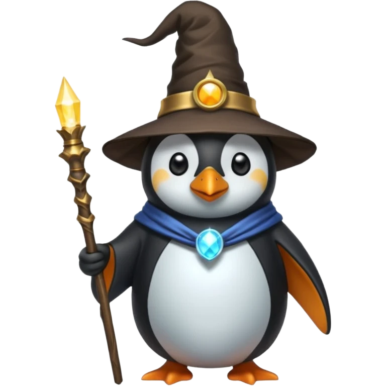Penguin Wizard emoji