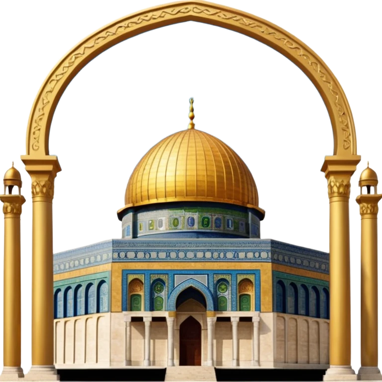 Dome of the rock, Palestine emoji