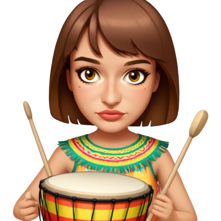 Festive Drummer emoji