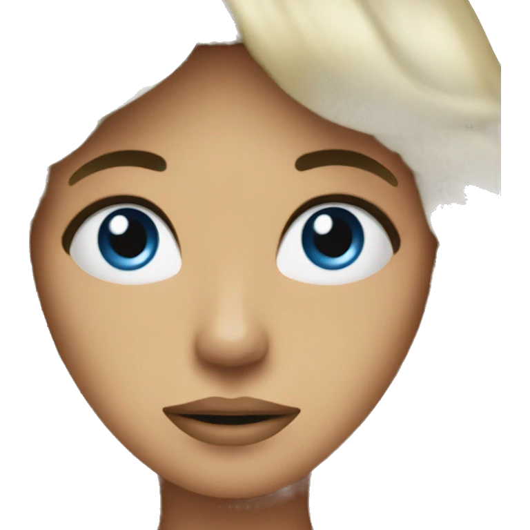 shocking blue emoji