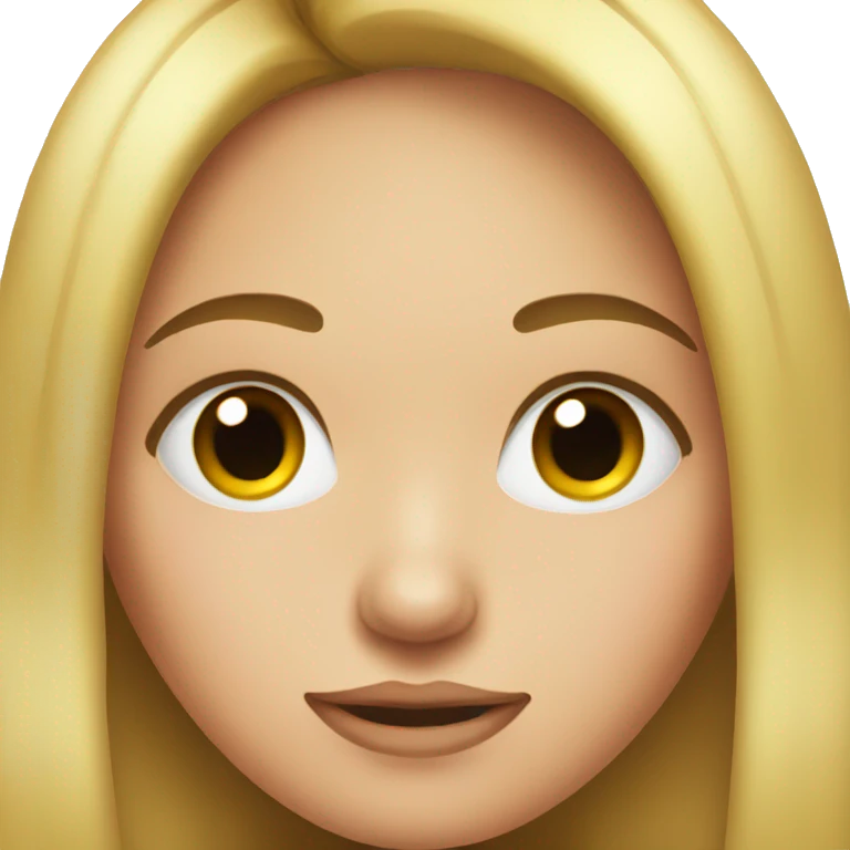 girl with lazy eye emoji