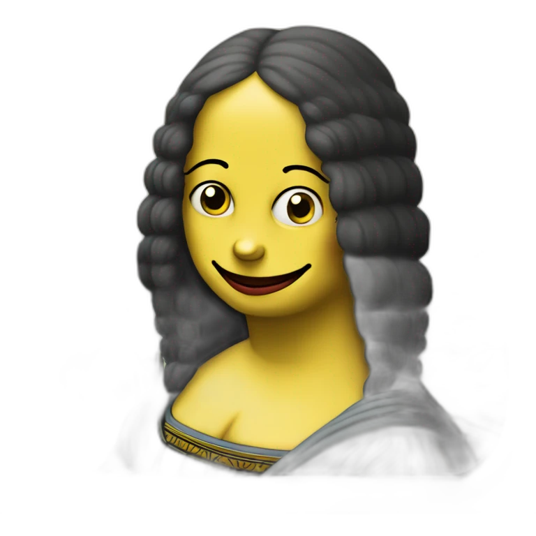 mona lisa simpson emoji